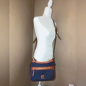 Dooney and Bourke Pebble Grain Presley Midnight Blue